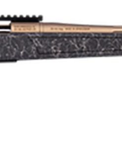 CVA Cascade Long Range Hunter Bolt Action Rifle CR3961F, 300 Win Mag, 24" Threaded, Black w/Smoked Bronze Web Synthetic Stock